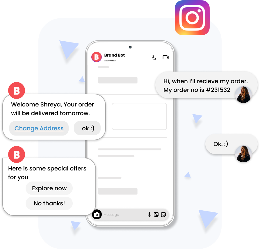 Instagram chatbot for supoort